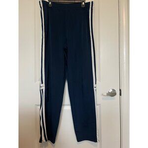 Vtg Nike Blue Sweatpants Stripes Mens Size Lrg Side Swoosh Joggers Track Y2K